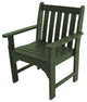 Polywood Vineyard Garden Arm Chair, Green