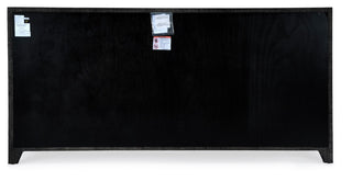 Butler Specialty Company Bar Harbor Raffia 4 Door 70" Sideboard - Charcoal