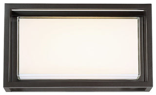 Modern Forms Framed 14" LED Outdoor Wall Light, Bronze