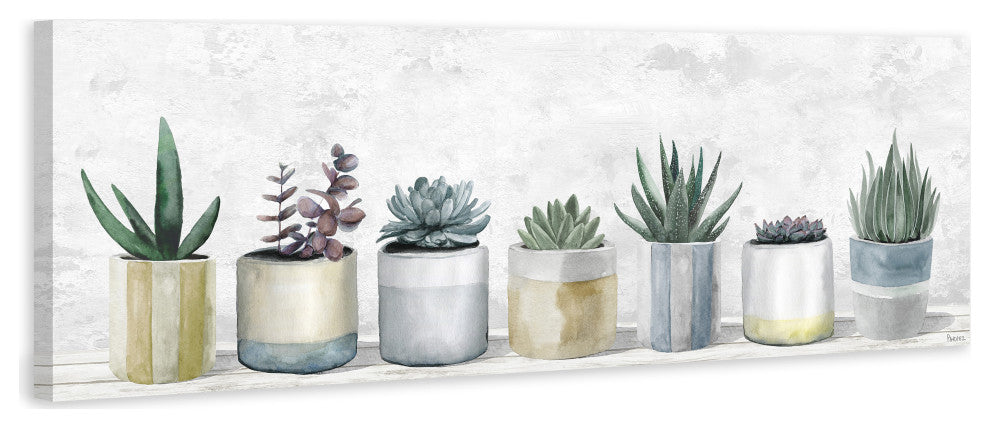 "Ultimate Succulents" Painting Print on Wrapped Canvas