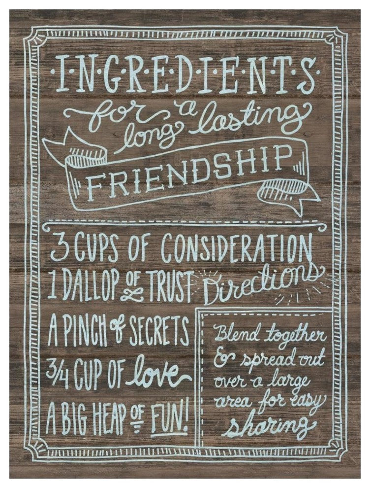 "Ingredients For Life IV" Digital Paper Print by Mary Urban, 38"x50"
