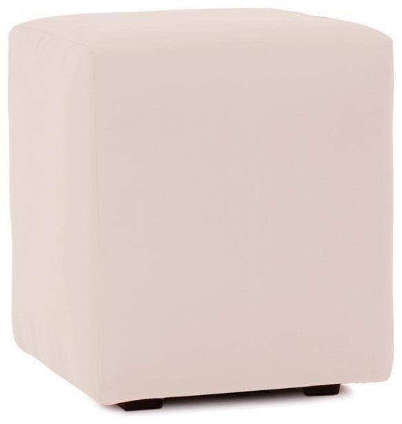 Universal Cube Ottoman With Slipcover, Seascape Sand
