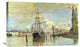 "The Seine at Rouen" Stretched Canvas Giclee by Claude Monet, 30"x19"
