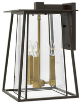 Hinkley Walker Medium Wall Mount Lantern, Buckeye Bronze