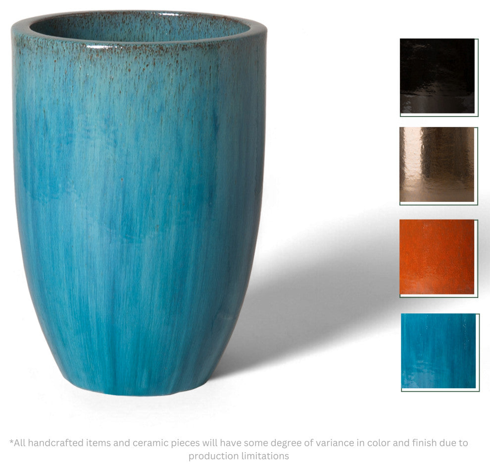 Tall Planter  Blue 18X26"H