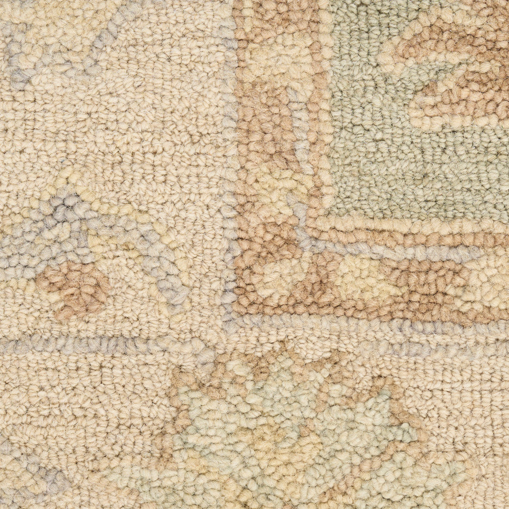Nourison Maison 9'9" x 13'9" Sage Ivory Vintage Indoor Rug