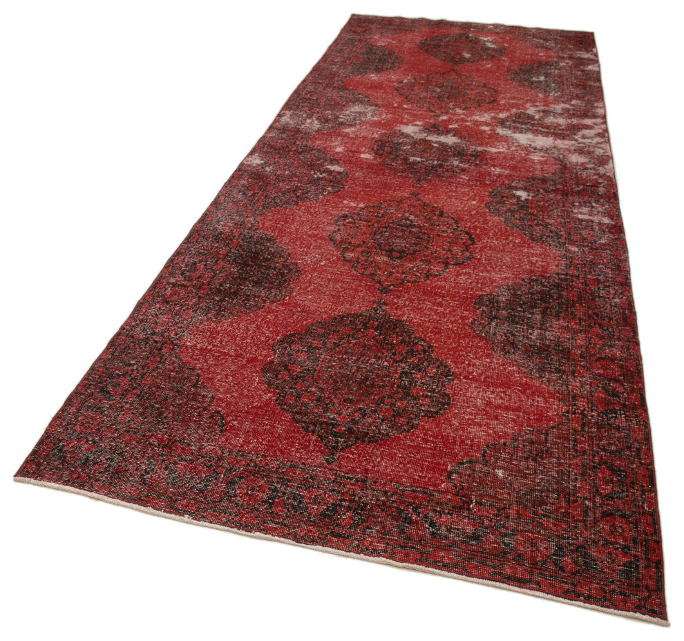 Rug N Carpet - Handmade Turkish 4' 8" x 13' 5" Unique Runner Rug