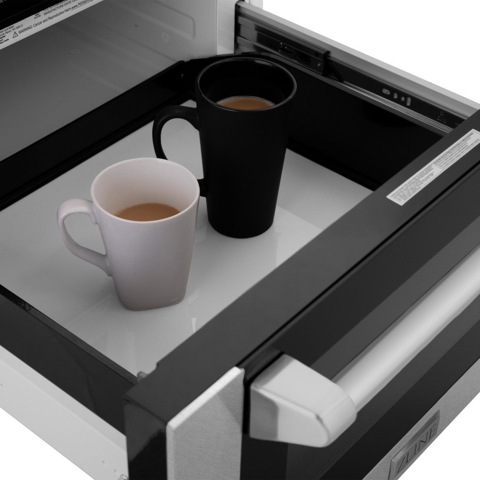 24" Built-in Microwave Drawer in Fingerprint Resistant  Stainless Steel