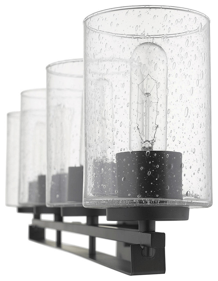 Orella 4-Light Matte Black Sconce