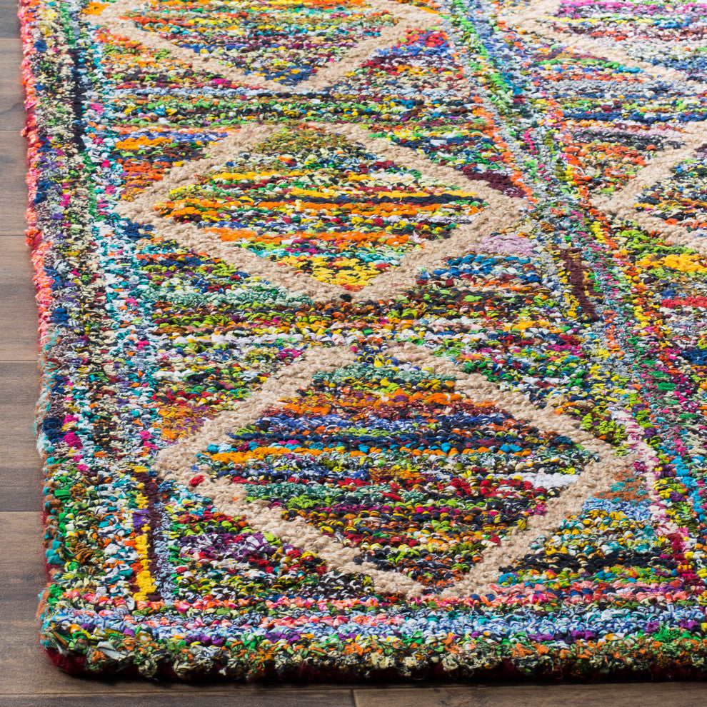 Safavieh Nantucket Collection NAN440 Rug, Multi, 8' X 10'