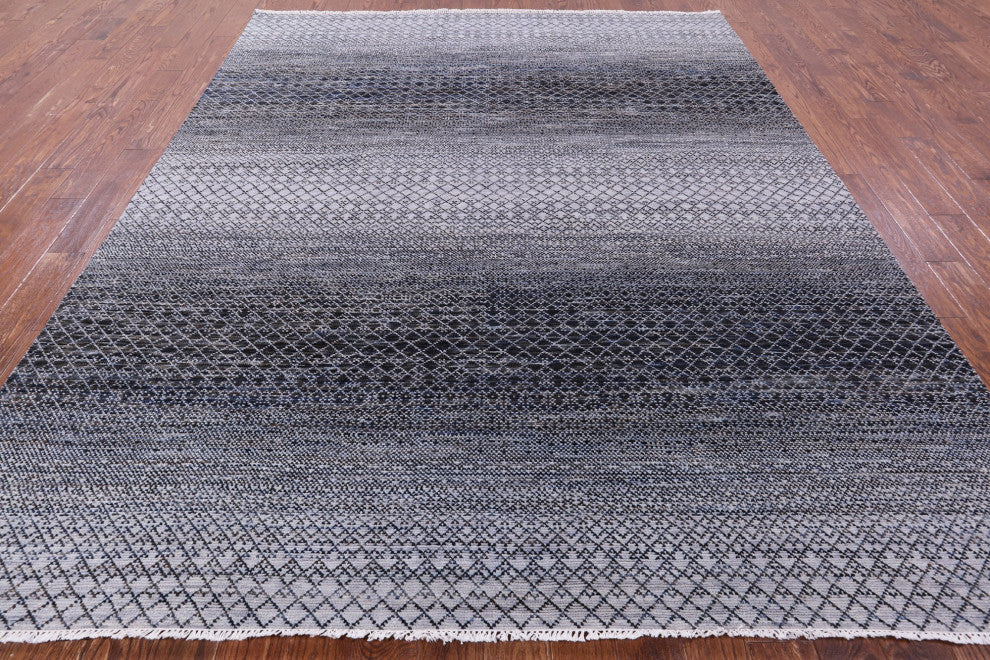 Handmade Wool Savannah Grass Rug 8' 4" X 10' 4" Q9218