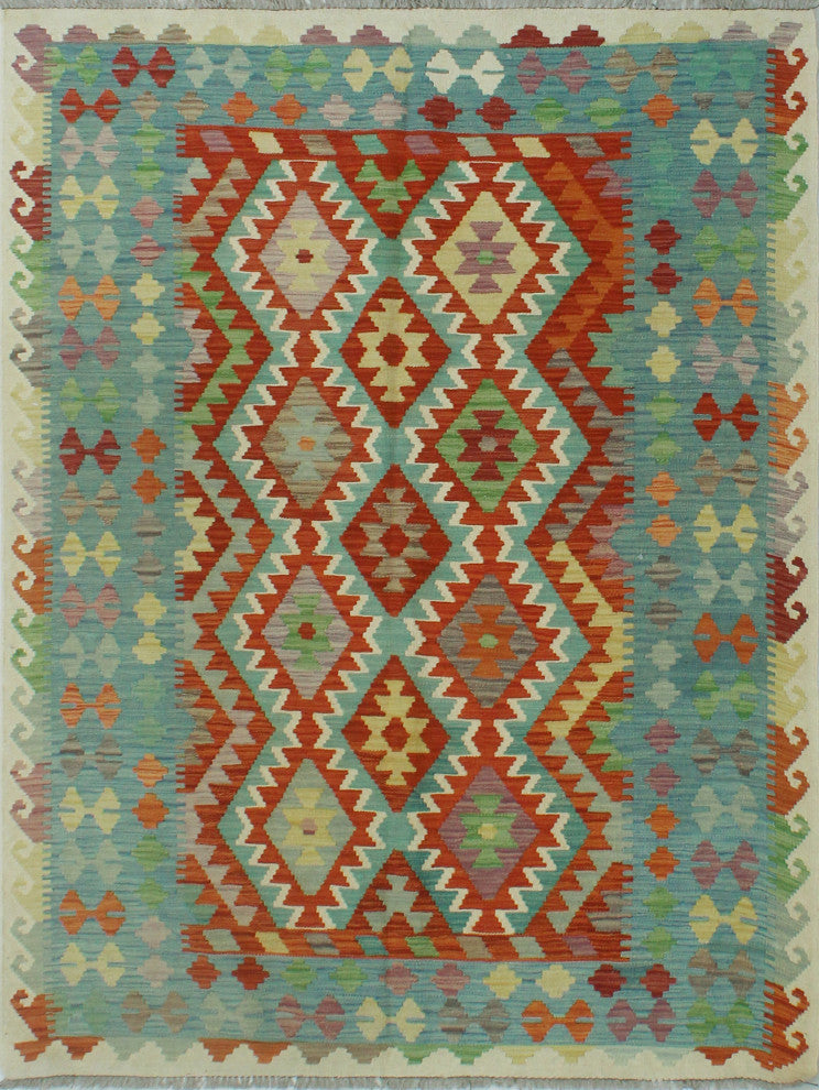 Sangat Kilim Elvin Lt. Green Rug