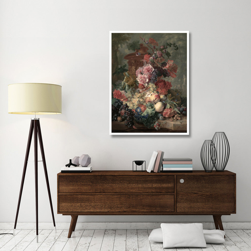 "Fruit Piece" Digital Paper Print by Jan van Huysum, 38"x50"