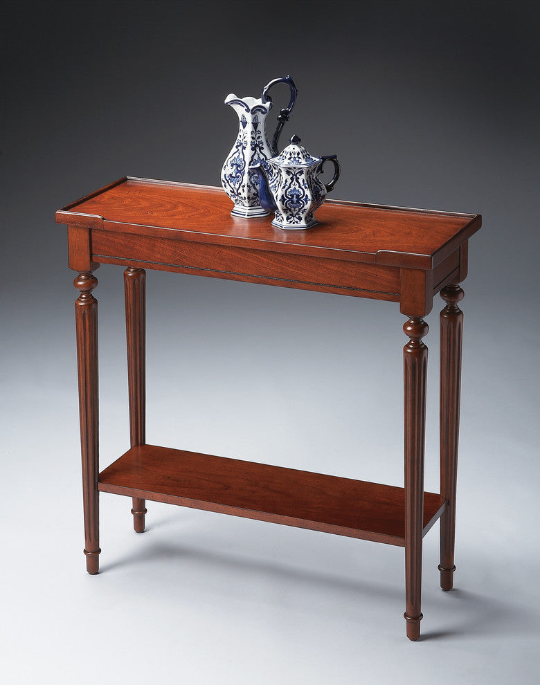 Aubrey Console Table, Dark Brown