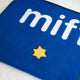 Miffy - Deep Blue Coral Fleece Baby Throw Blanket (28.7 by 39.4 inches)