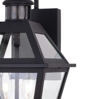 Nottingham Dualux 8.5-in. 2 Light Outdoor Motion Sensor Wall Light