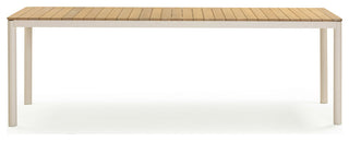 Sardinia Light Teak Outdoor Dining Table