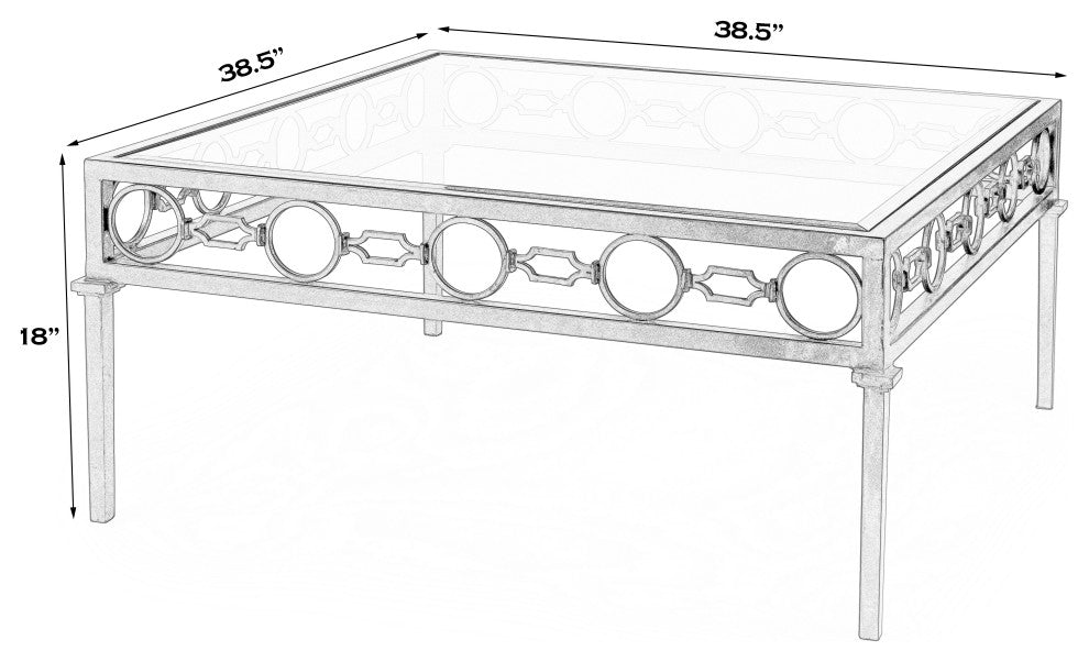 Southport Iron Outdoor Coffee Table