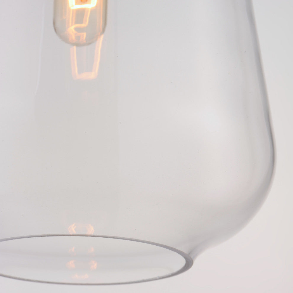 Maxim 11114CL Babylon 8"W Mini Pendant - Black