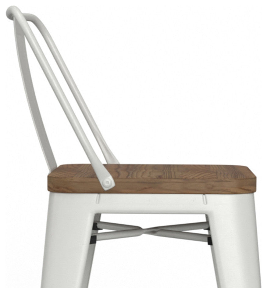 Rayne 24 inch Metal / Wood Counter Height Stool (Set of 2)