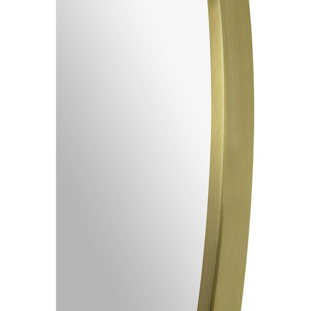 Grady Framed Round Decorative Mirror