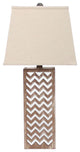 Contemporary Metal Mirror Table Lamp