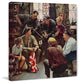 "Homecoming Marine" Painting Print on Canvas by Norman Rockwell