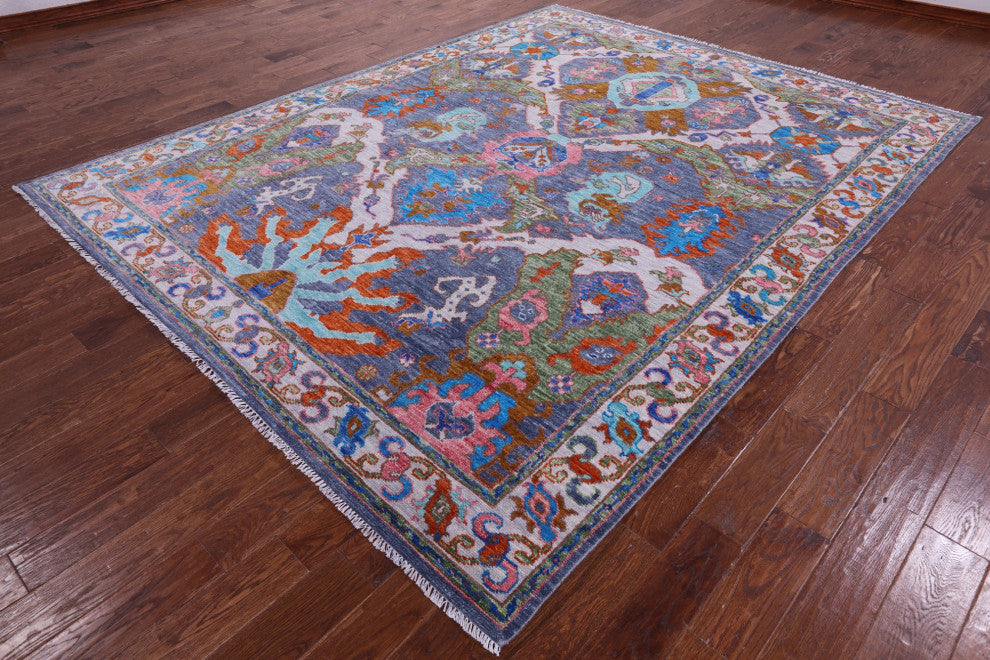 8' 2" X 10' 6" Turkish Oushak Handmade Wool Rug - Q15478