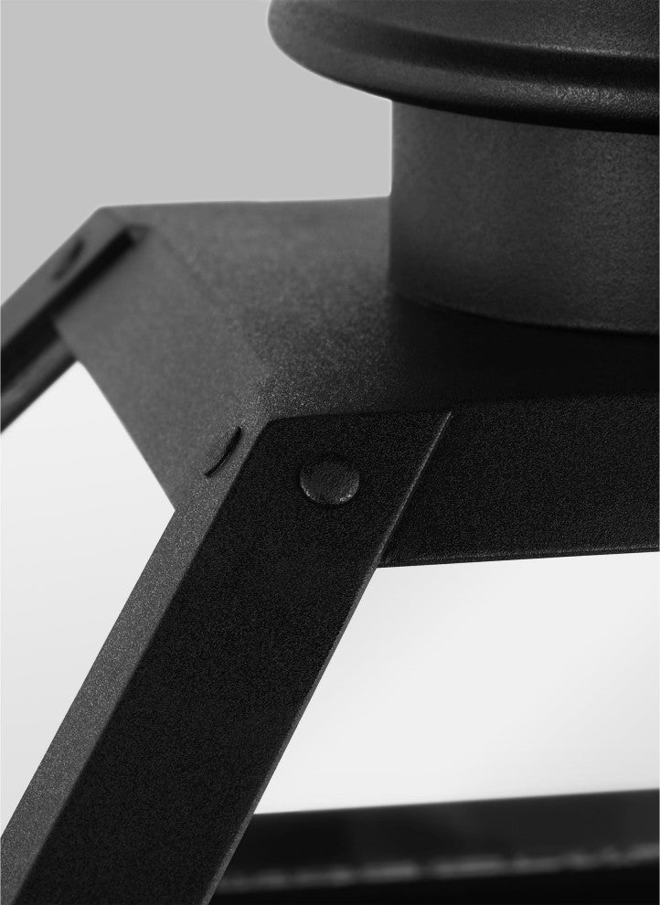 Hyannis Large Lantern, Textured Black