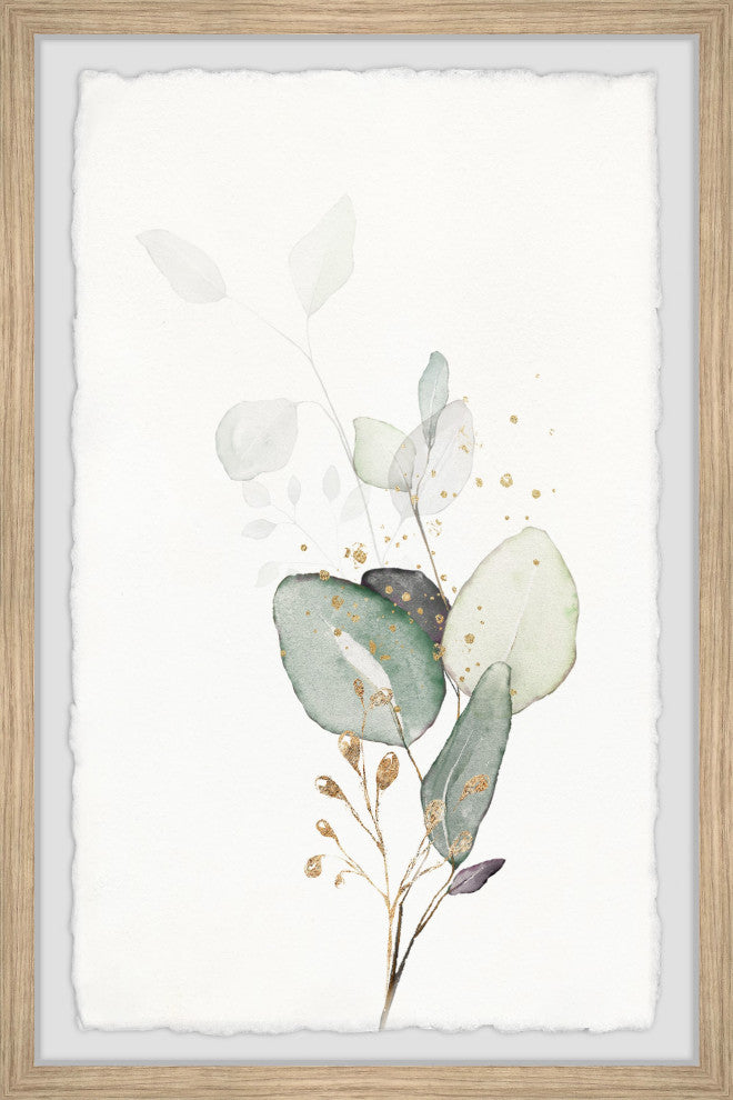 "Green Queen" Framed Painting Print, 30x45