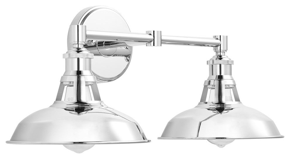 Olivera 2-Light Wall Sconce, Chrome