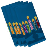 Decorative Holiday Napkin, Set of 4, Teal