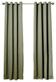 Solid Grommet Top Thermal Insulated Blackout Curtains, Olive, 120"