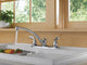 Delta Foundations Two Handle Kitchen Faucet, Chrome, B2310LF