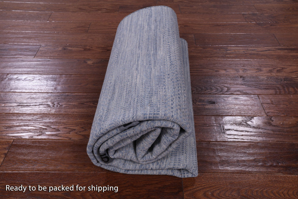 4' 10" X 8' 2" Wool and Silk Savannah Grass Handmade Rug Q11931