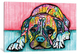 "Lying Boxer" by Dean Russo, Canvas Print, 26"x18"