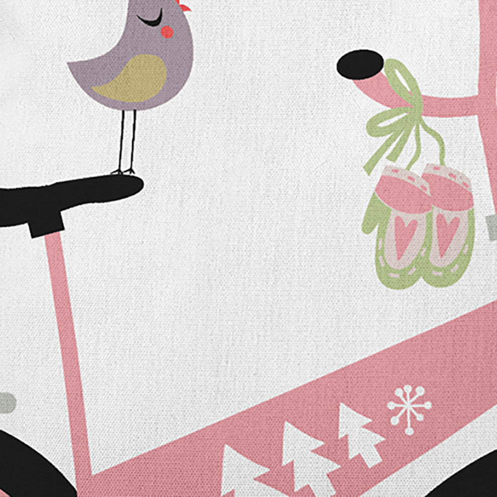 Close Up Bike Accent Pillow, Pink Icing, 16"x16"