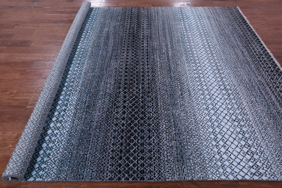 Handmade Savannah Grass Wool & Silk Rug 8' 0" X 9' 10" - Q15452