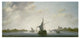 "A View of the Maas at Dordrecht" Digital Paper Print by Aelbert Cuyp, 46"x23"