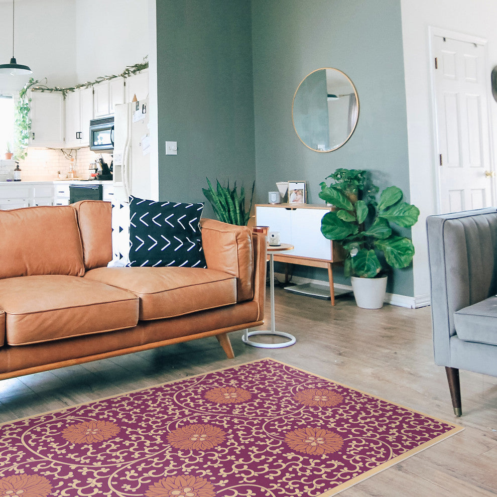 Joli Sol Iris Vinyl Mat, 48x72 Rectangle