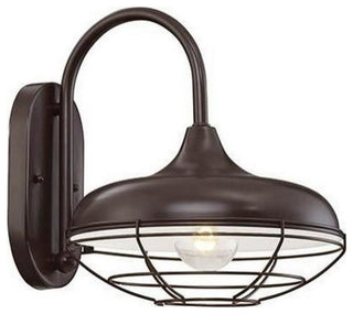1-Light 10" Architectural Bronze Sconce