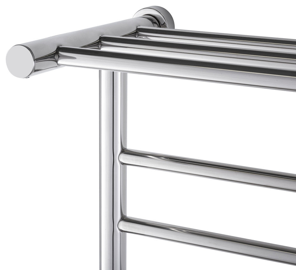 8 Bars Summit Towel Warmer, Dual Connection, Polished