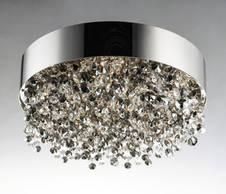Maxim 39650MSK Mystic 16"W LED Crystal Ceiling Light - Polished Chrome