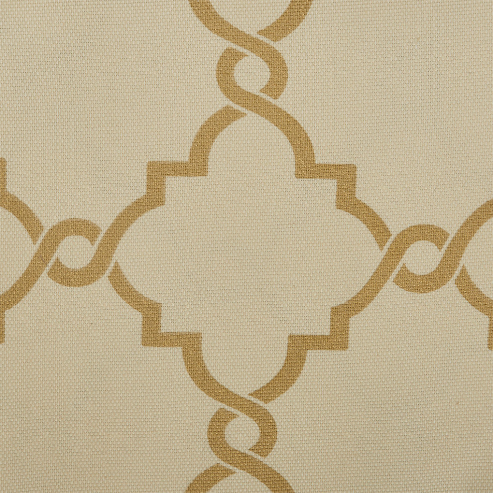 Madison Park Saratoga Fretwork Print Grommet Top Window Curtain Panel