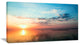"Dramatic Sunset Cloudy Sky" Oversized Beach Canvas Artwork, 32"x16"