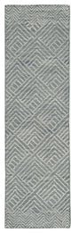 HomeRoots 96" X 132" Denim Wool Rug
