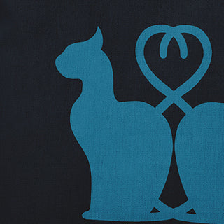 Halloween Cats Accent Pillow, Unreal Teal, 20"x20"