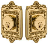 Nostalgic Warehouse EADEAD_2CYL_234_NA Egg and Dart Solid Brass - Unlacquered