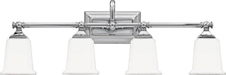 Quoizel NL8604C Four Light Bath Fixture Nicholas Polished Chrome
