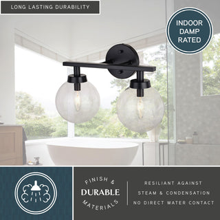Lander 2 Light Vanity Matte Black
